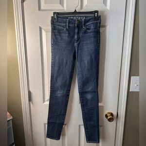 American Eagle Outfitters Women's Super Stretch Skinny Mid-Rise Jeans Size 0